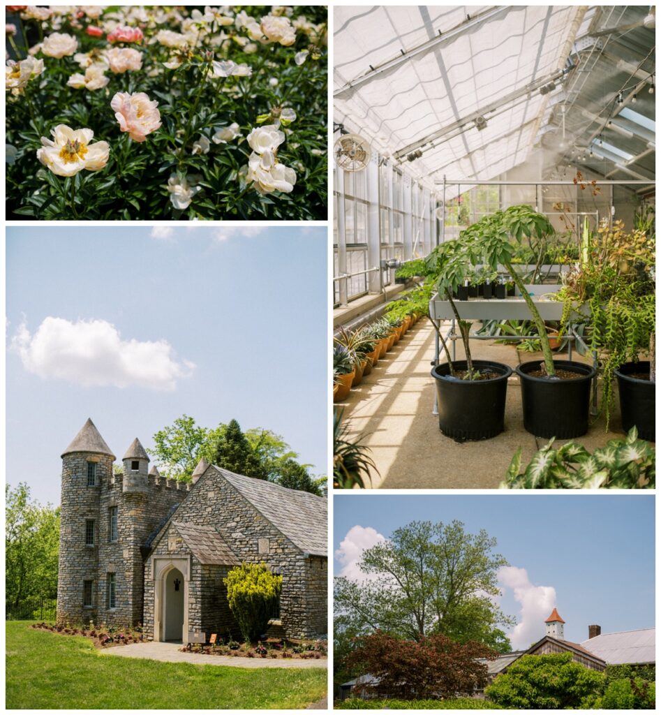 yew-dell-botanical-gardens-castle-greenhouse-and-flowers