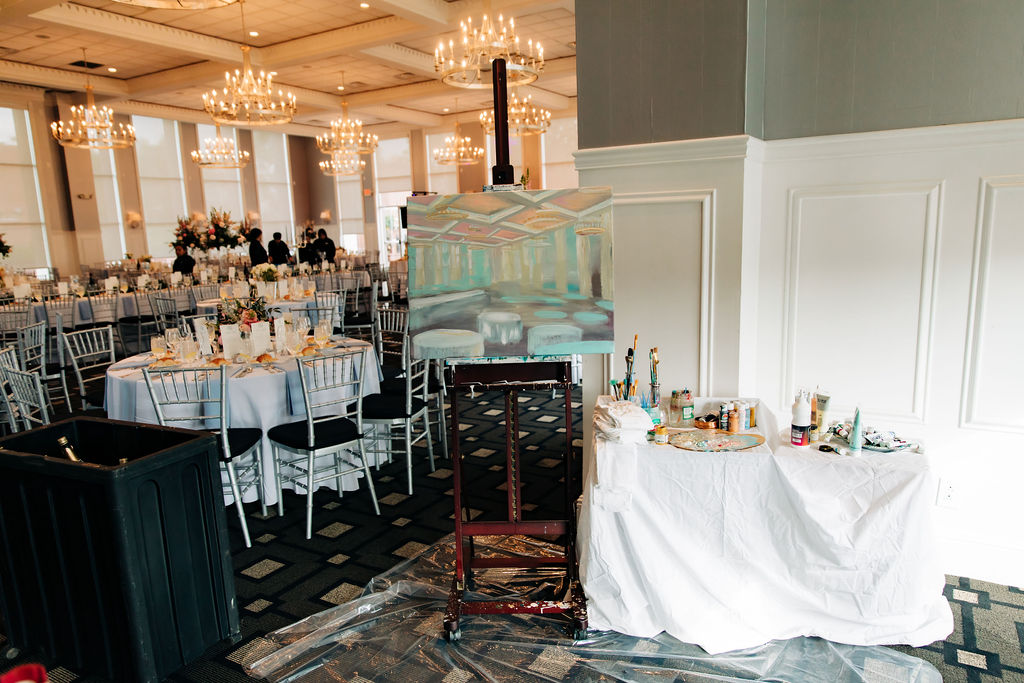 carrick house wedding reception in the grand ballroom 